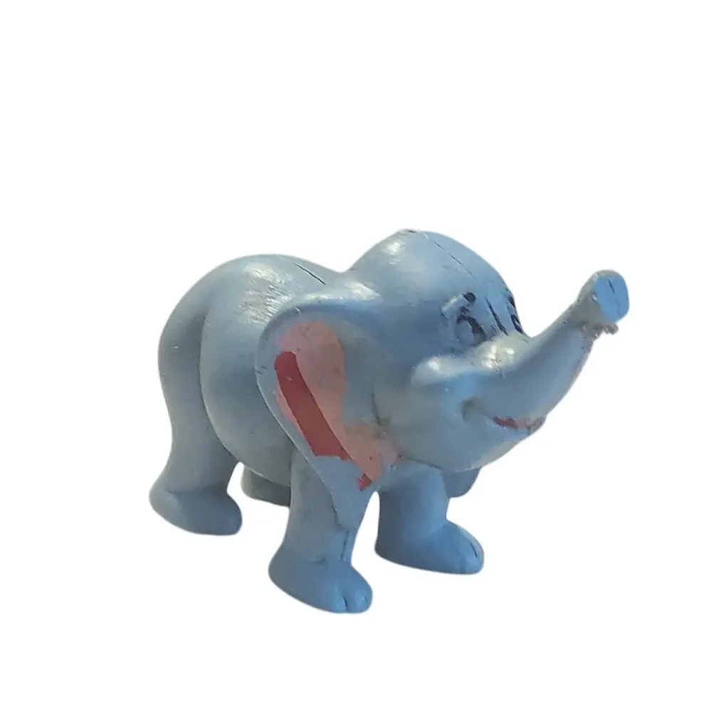 Disney Dumbo Figurine Plastic Toy Vintage Made in Hong Kong